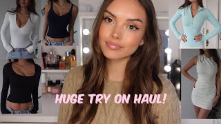 fall 2024 try on clothing amp beauty haul 🤍 [upl. by Zeidman]