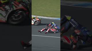 Johann Zarco was bumped by Marquez [upl. by Stevens778]