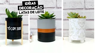 VEJA ESSAS IDEIAS FANTÁSTICAS COM LATAS  FAÇA VOCÊ MESMO  DIY DECORAÇÃO  ARTESANATO  RECICLAGEM [upl. by Oilicec]