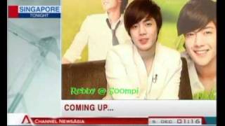 Reupload Kim Hyun Joong  speaking English on CNA [upl. by Ceil]