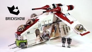 Lego Star Wars 75021 Republic Gunship Build amp Review [upl. by Burck]