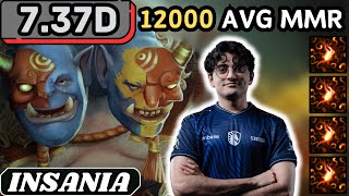 737d  Insania OGRE MAGI Hard Support Gameplay 21 ASSISTS  Dota 2 Full Match Gameplay [upl. by Naleek620]