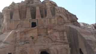 Obelisk Tomb and Triclinium at Petra  Jordan [upl. by Aia]