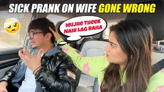 Sick Prank On Wife Gone Wrong  tanshivlogs [upl. by Anegal741]