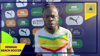 La Déclaration du joueur du Sénégal après la victoire face à lEgypt et la qualification en finale [upl. by Nylareg314]