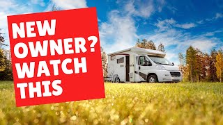 New Motorhome or Campervan Owner WATCH THIS [upl. by Bekha402]