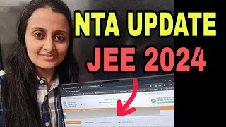 NTA OFFICIAL UPDATE  ADMIT CARD JEE APRIL 2024  NEHA AGRAWAL  MATHEMATICALLY INCLINED jee2024 [upl. by Airdnola737]