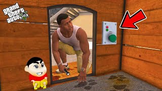 Shinchan and Franklin Found a Secret Button inside the Chop House in GTA 5 [upl. by Namie]