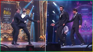 Shahrukh Khan And Vicky Kaushal Funny Dance On OO Antava Song In IIFA Awards 2024 [upl. by Aan]