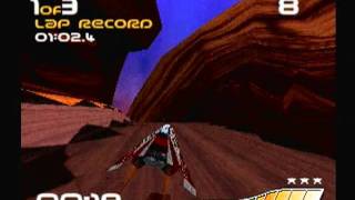 Wipeout 1 PSX Tribute Playthrough WITH COMMENTARY [upl. by Nnylimaj]