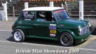 Stuart Meades at British Mini Showdown 2009 [upl. by Schreib462]