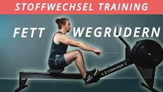 FETTVERBRENNUNG auf dem Rudergerät  15 Minuten Training am Morgen [upl. by Whitaker]