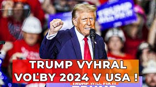 Trump vyhral prezidentské voľby v USA 2024 [upl. by Catha]