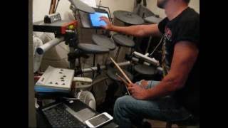 Tim Desmond  Def Leppard Stagefright drum cover [upl. by Cusick]