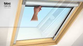 How to install  Solar Skylight Blind Velux® Roof Windows RoofLITE® Dakstra® and DAKEA® [upl. by Nnylirehs]