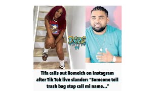 TIFA DanceHall Superstar Exposed Romeich from Romeich Entertainment No stone was left unturned [upl. by Eamanna]