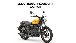 Royal Enfield Meteor AHO headlight switch installation tutorial NOVATRONIX [upl. by Nois540]