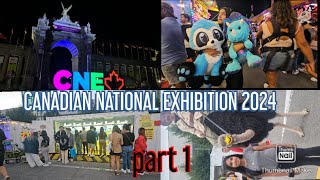 National EXHIBITION in canada 2024🇨🇦CNE BIGGEST fair in canada PART 1 [upl. by Eldin]