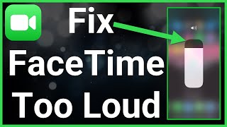 How To Fix FaceTime Volume Too Loud On iPhone [upl. by Burkle]