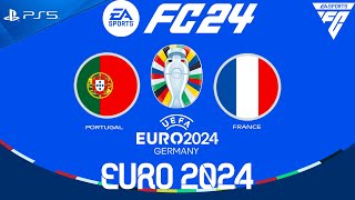 FC 24  Portugal vs France  Euro 2024 Quarter Final  PS5 Full Match [upl. by Abagael]