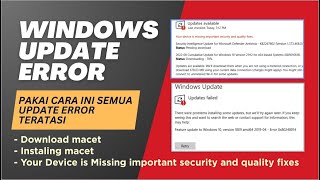 Ini Solusi nya  Cara Mengatasi Windows Update Macet atau Error [upl. by Sihtnyc74]