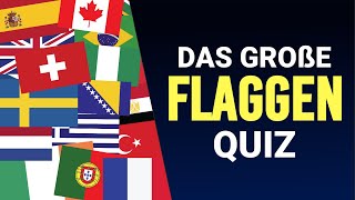 Das Große FLAGGEN QUIZ  Kannst du alle 50 Flaggen erraten [upl. by Aiynat]