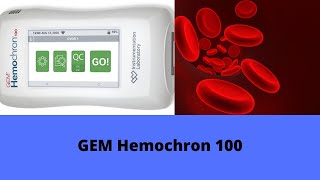 GEM Hemochron 100  DEMO [upl. by Aliakam677]