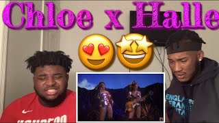 Tipsy LIVE  Chloe x Halle REACTION VIDEO HILARIOUS [upl. by Notsgnik]