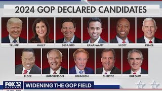 GOP expands field of 2024 presidential candidates [upl. by Lirbij851]