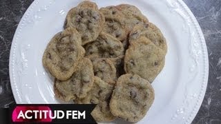 Cómo hacer galletas de chispas de chocolate  ActitudFEM [upl. by Nuri856]