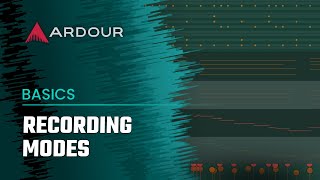 Recording modes in Ardour [upl. by Rachelle]