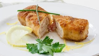 How to Make Chicken Cordon Bleu Recipe  Stuffed Chicken Breast [upl. by Sela]