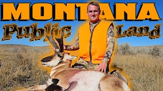 Montana Public Land Antelope Hunt 2023  Big Sky Buck [upl. by Thorner]