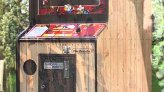 Nintendo Sheriff arcade game  dedicated cabinet HD [upl. by Yatnuahs323]