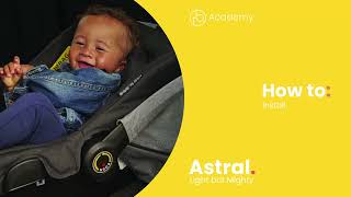 Astral Car Seat  How to install  Ickle Bubba [upl. by Ecirual428]