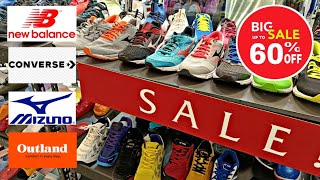 NEW BALANCE CONVERSE MIZUNO SHOES AT OUTLAND SANDALS SALE  MURANG BILIHAN NG SAPATOS [upl. by Steffin]