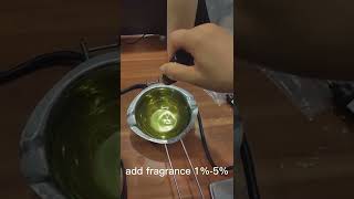 Making cup wax from soy wax candle candlecraft soywaxcandle [upl. by Ailesor]