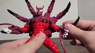 Venom Month 3 ToyBiz Planet of the Symbiotes HYBRID A Chewy Mew Review [upl. by Artenra623]