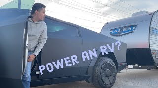 Unbelievable RV Experiment Testing the CyberTrucks Power with Andre [upl. by Irap193]