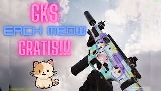 ASÍ es la GKS EACH MEOW GRATIS  COD MOBILE [upl. by Margit]