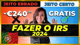 COMO FAZER IRS 2024 EM PORTUGAL PASSO A PASSO [upl. by Schilit]