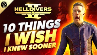 Helldivers 2  10 Things I Wish I Knew Sooner  Tips amp Tricks [upl. by Jr]