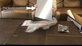 22inch Soulaca webOS waterproof TV unboxing video [upl. by Aicetel]