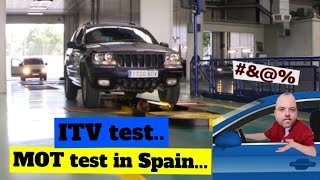 MOT in Spain  ITV test drive through  PASS or FAIL [upl. by Fortune]