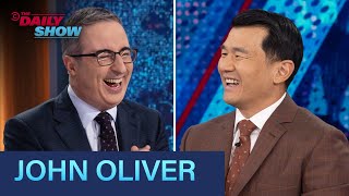 John Oliver  Finding a Place for Satire amp Immigration as a Comedian  The Daily Show [upl. by Mitman]