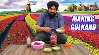 Gulkand Recipe  How to make Gulkand at home  Recipe by Jarnail Singh Randhawa [upl. by Auohc987]