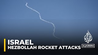 Israeli army says it intercepted rockets fired from Lebanon [upl. by Ortensia]