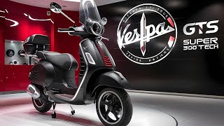 2025 Vespa GTS Super 300 The Ultimate Scooter You Never Knew You Needed 😱🚀 [upl. by Nitaf136]