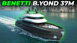 Everything You Need To Know About The 37m Benetti BYond hybrid Yacht [upl. by Itsirk]