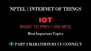 IOT INTERNET OF THINGS  100 MCQ TEST SERIES  PART 3 [upl. by Elocon]